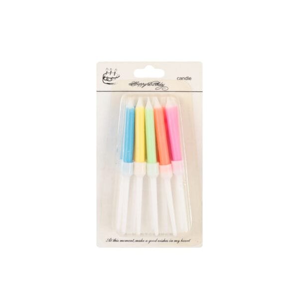 شموع اعياد الميلاد ملون